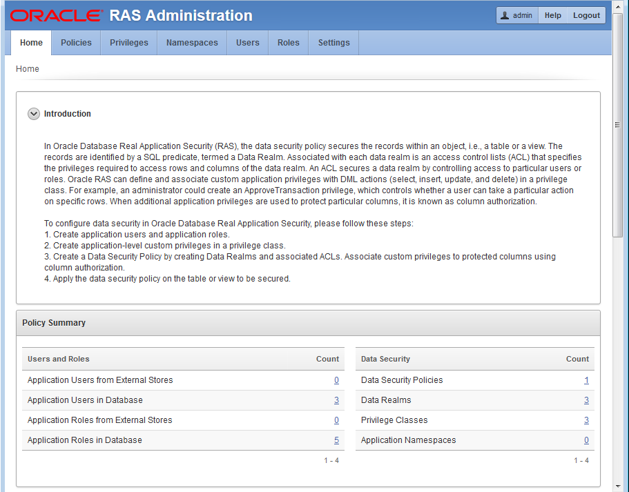 Description of ras_ui_home_part1.png follows Description of ras_ui_home_part1.png follows