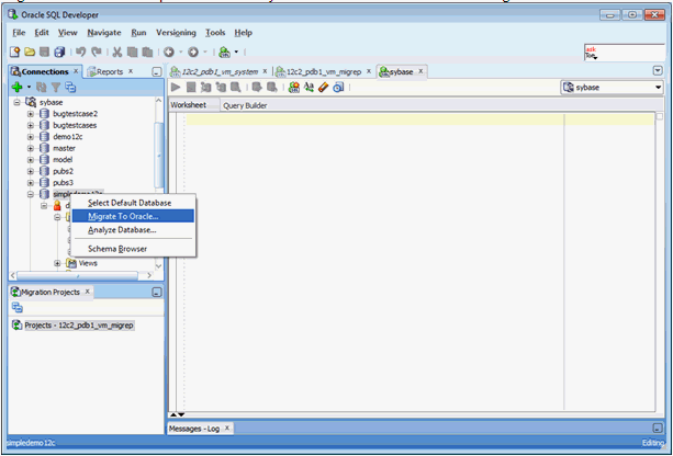 Starting Capture Phase of Migration Process Starting Capture Phase of Migration Process