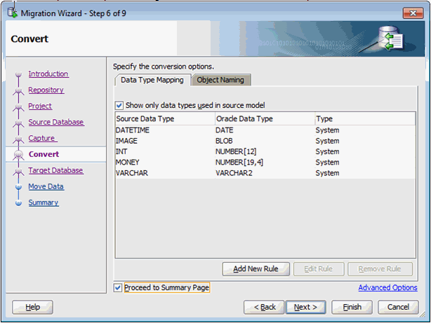 Converting the Migrated Data Converting the Migrated Data
