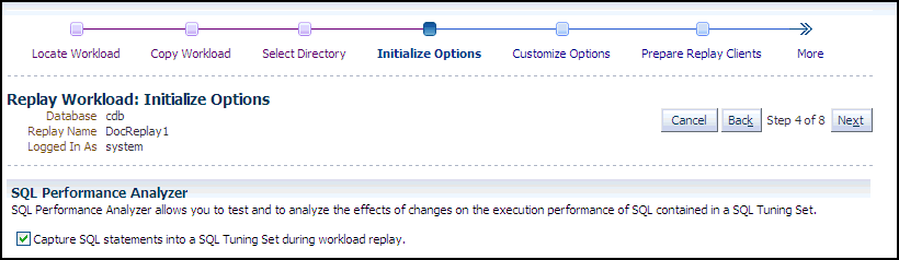 Description of dbr_replay_init_options.gif follows Description of dbr_replay_init_options.gif follows