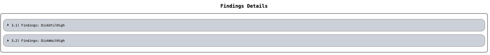 This image illustrates problematic findings details