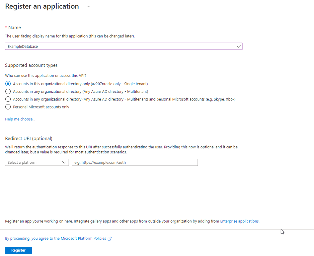 Description of azure-reg.png follows Description of azure-reg.png follows
