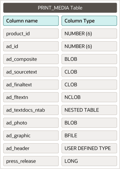 print_media table